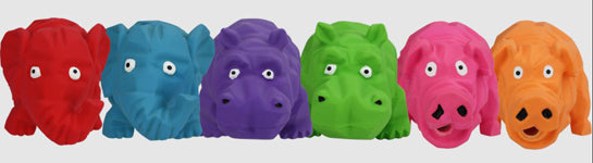 Multipet Latex Origami Pals Dog Toy Assorted 1ea/8 in