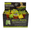 Komodo Jelly Pots Insect Food Fruit Flavor Display 1ea/0.56Oz Per Cup, 40 ct