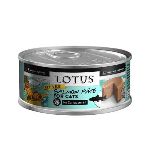 Lotus Cat Grain Free Salmon Pate 275oz (Case of 24) for your Pet Cat with Pet Store X!