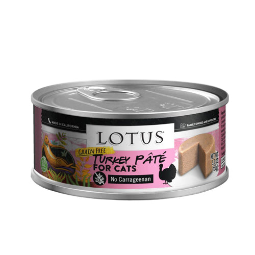 Lotus Cat Grain Free Turkey Pate 2.75oz. (Case of 24)