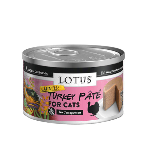 Lotus Cat Grain Free Turkey Pate 53oz (Case of 24) for your Pet Cat with Pet Store X!