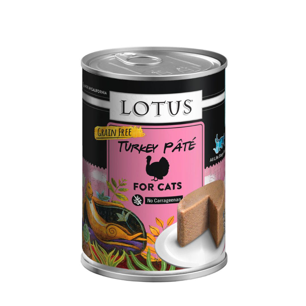 Lotus Cat Grain Free Turkey Pate 125oz (Case of 12) for your Pet Cat with Pet Store X!