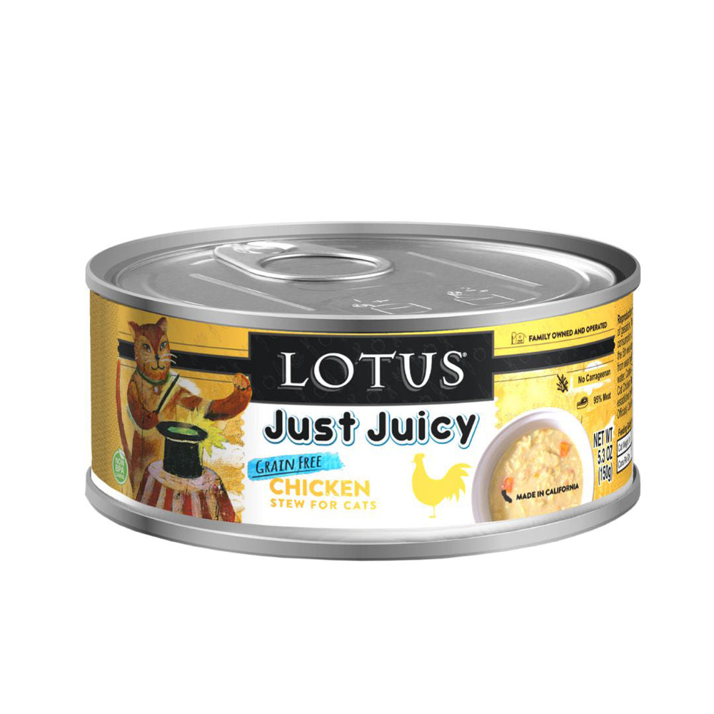 Lotus Cat Just Juicy Chicken Stew 5.3oz. (Case of 24)