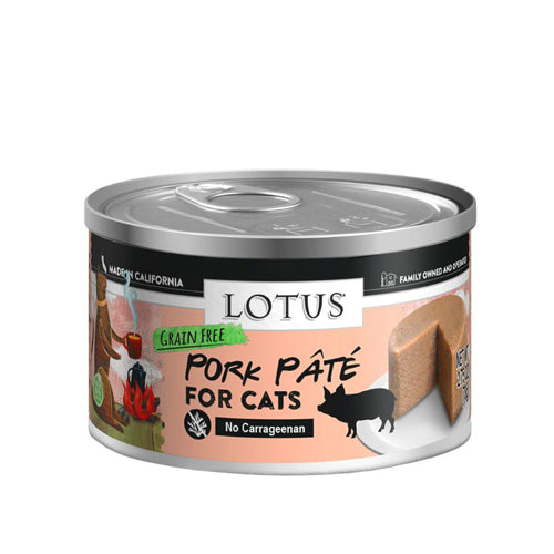 Lotus Cat Pate Grain Free Pork 275oz (Case of 24) for your Pet Cat with Pet Store X!