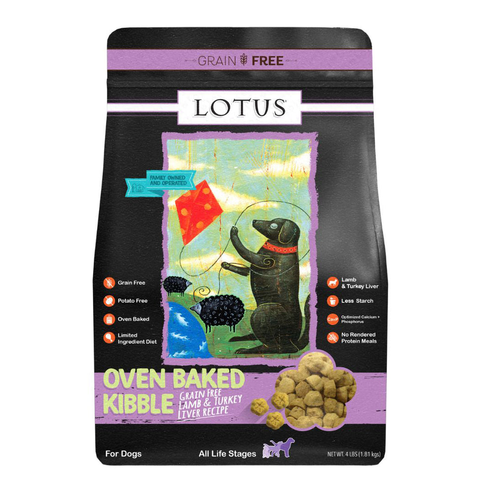 Lotus Dog Grain Free Lamb Turkey Liver 4Lb for your Pet Dog with Pet Store X!