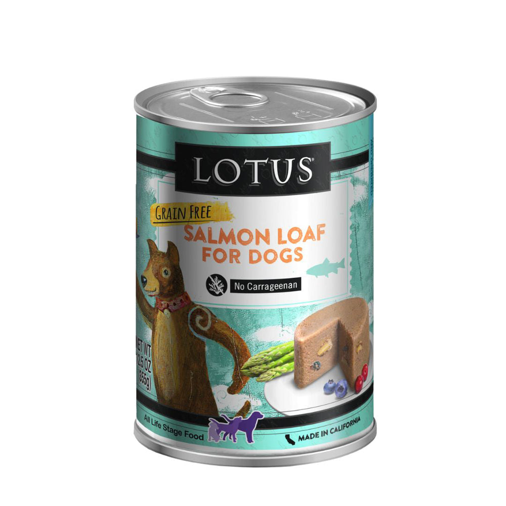 Lotus Dog Grain Free Loaf Salmon 125oz (Case of 12) for your Pet Dog with Pet Store X!