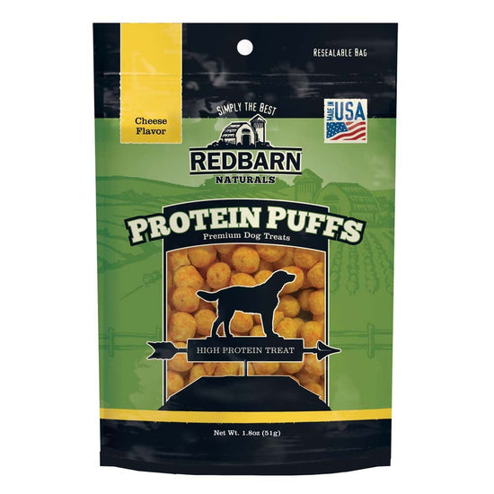 Redbarn Pet Products Protein Puffs Dog Treats Cheese 1ea/18 oz for your Pet Dog with Pet Store X!