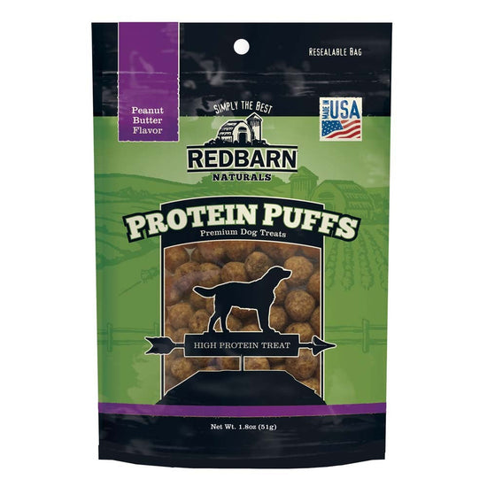 Redbarn Pet Products Protein Puffs Dog Treats Peanut Butter 1ea/18 oz for your Pet Cat with Pet Store X!