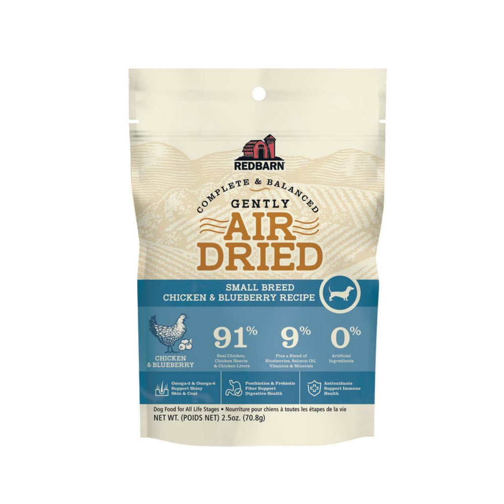 Redbarn Pet Products Air-Dried Small Breed Dog Food Chicken & Blueberry, 1ea/2 lb