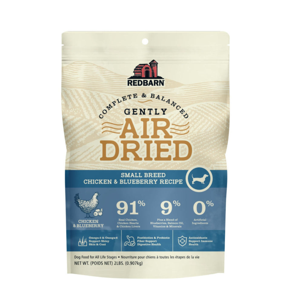 Redbarn Pet Products Air-Dried Small Breed Dog Food Chicken & Blueberry, 1ea/2 lb