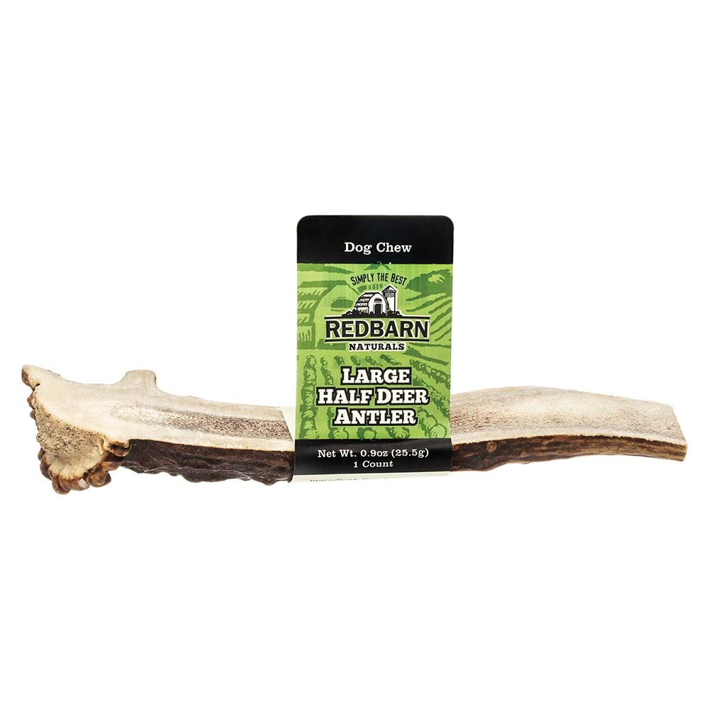 Redbarn Pet Products Natural Deer Antler Dog Treat Split 1ea/LG, 0.9 oz