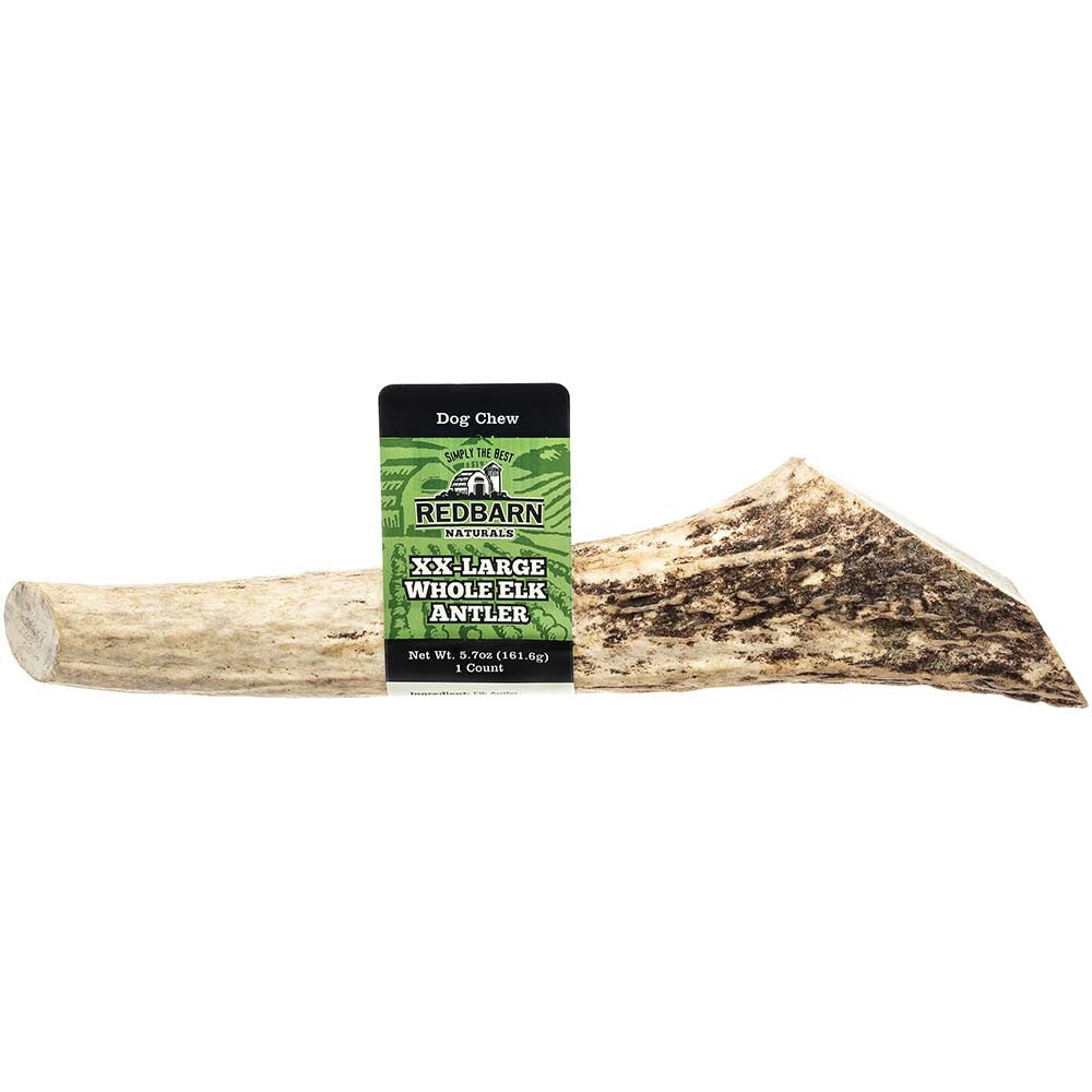 Redbarn Pet Products Natural Elk Antler Dog Treat Whole 1ea/XXL, 57 oz for your Pet Dog with Pet Store X!