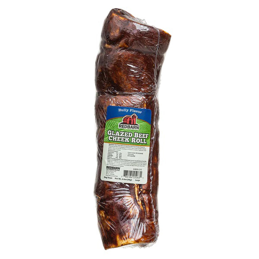 Redbarn Pet Products Glazed Beef Cheek Roll Dog Treat Beef 1ea/LG