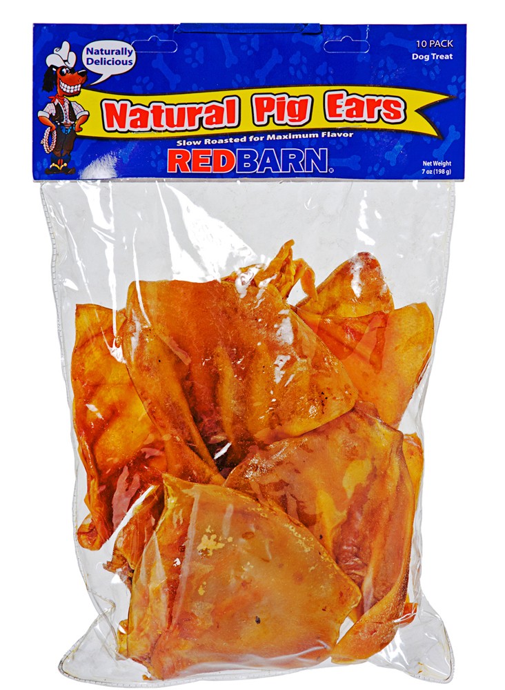 Redbarn Pet Products Natural Pig Ears Dog Treat 1ea/7 oz, 10 pk for your Pet Dog with Pet Store X!