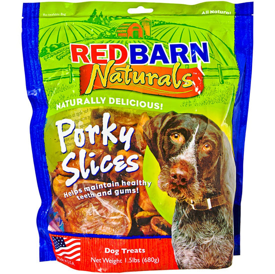 Redbarn Pet Products Porky Slices Dog Treat 1ea/15 lb for your Pet Dog with Pet Store X!