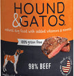 Hound And Gatos Dog Grain Free Beef 13oz. (Case of 12)