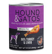 Hound And Gatos Dog Grain Free Turkey And Liver 13oz. (Case of 12)