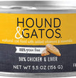 Hound and Gatos Cat Grain Free Chicken and Liver 5.5oz.(Case of 24)