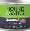 Hound and Gatos Cat Grain Free Lamb and Liver 5.5oz. (Case of 24)