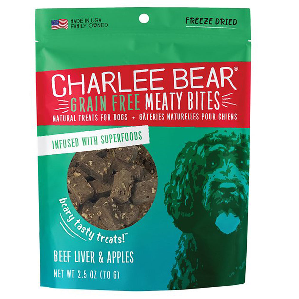 Charlee Bear Dog Meaty Bites Beef And Apple 25oz for your Pet Dog with Pet Store X!