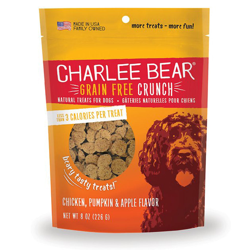 Charlee Bear Dog Crunch Grain Free Chicken And Pumpkin 8oz for your Pet Dog with Pet Store X!