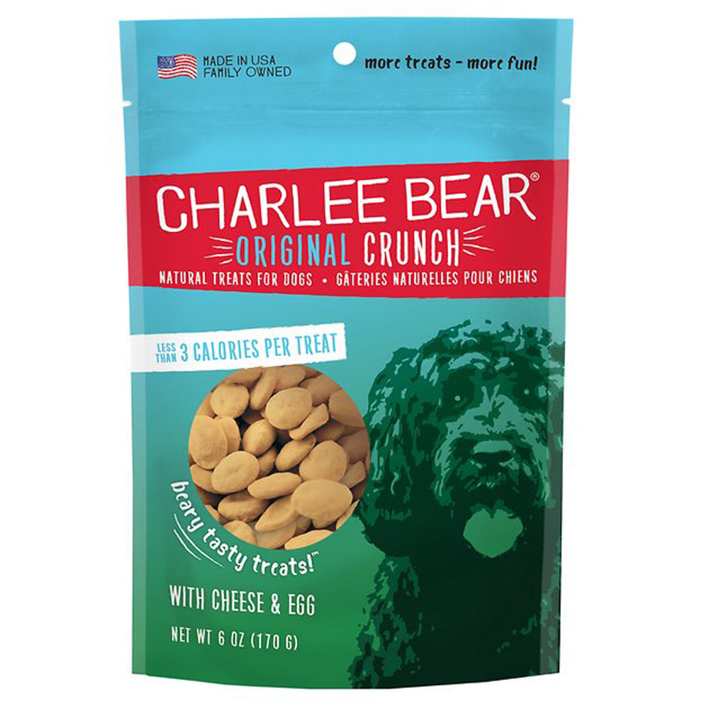 Charlee Bear Dog Cheese And Egg Treat 6oz for your Pet Dog with Pet Store X!