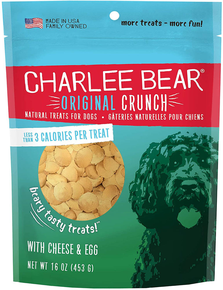 Charlee Bear Dog Cheese And Egg Treat 16oz for your Pet Dog with Pet Store X!