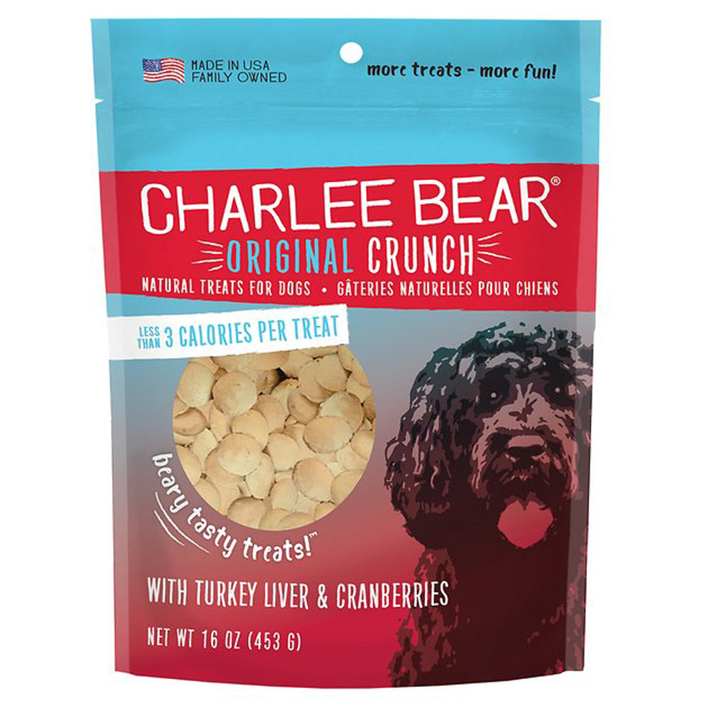 Charlee Bear Dog Turkey Liver And Cranberry Treat 16oz for your Pet Dog with Pet Store X!