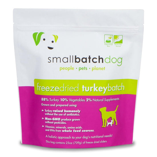 Small Batch Freeze Dried Turkey Sliders  - 25oz for your Pet Dog with Pet Store X!