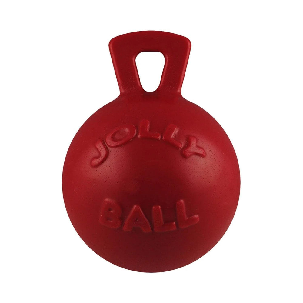 Jolly Pets Tug-N-Toss Ball Red Medium 6in.