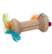 Ware Corrugated Barbell Roller Cat Toy 6 x 3 x 3in.