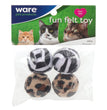 Ware Fun Felt Cat Toys 4 Pk