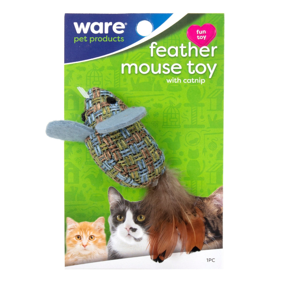 Ware Feather Mouse Cat Toy