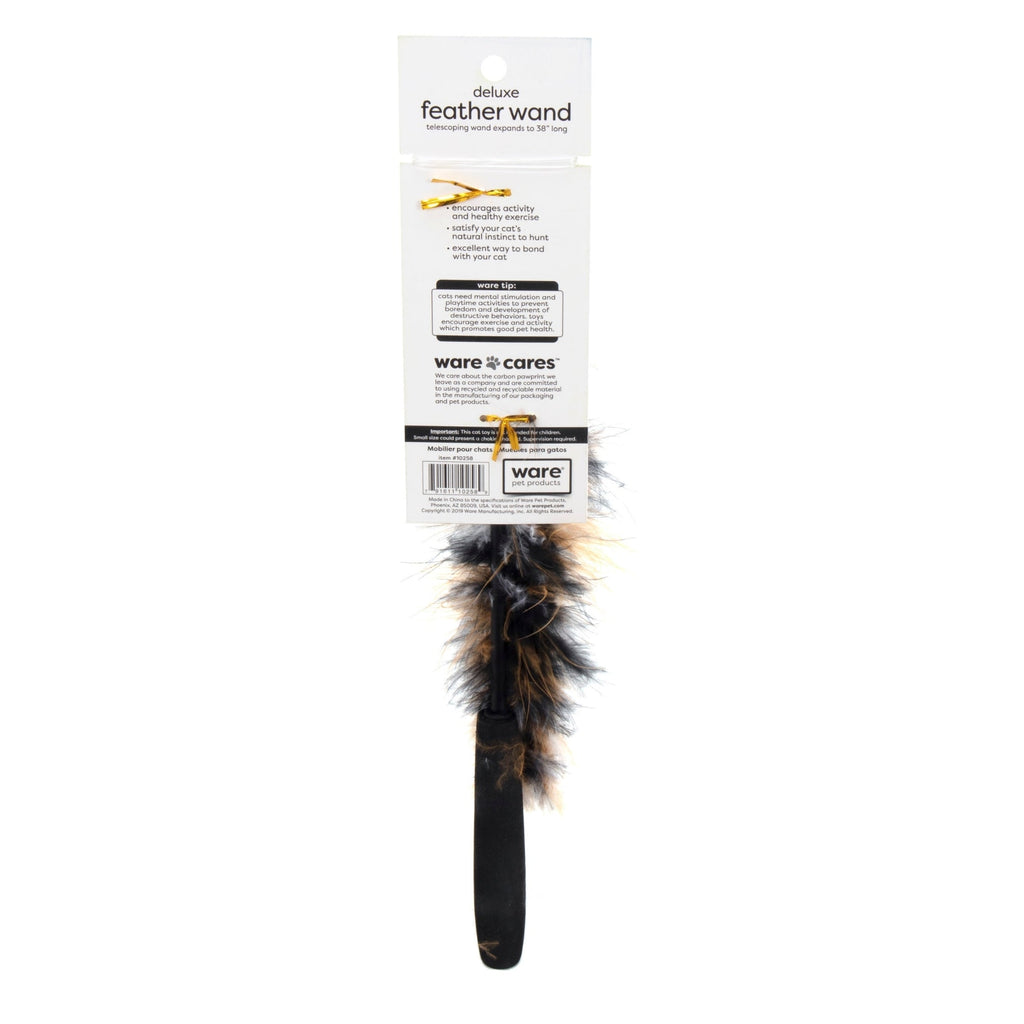 Ware Deluxe Feather Wand Cat Toy