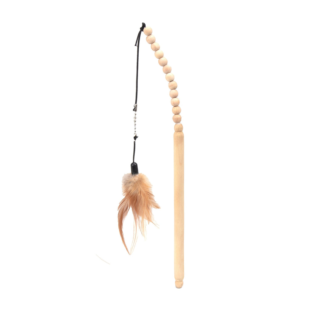 Ware Bead-N-Tease Wood Wand Cat Toy