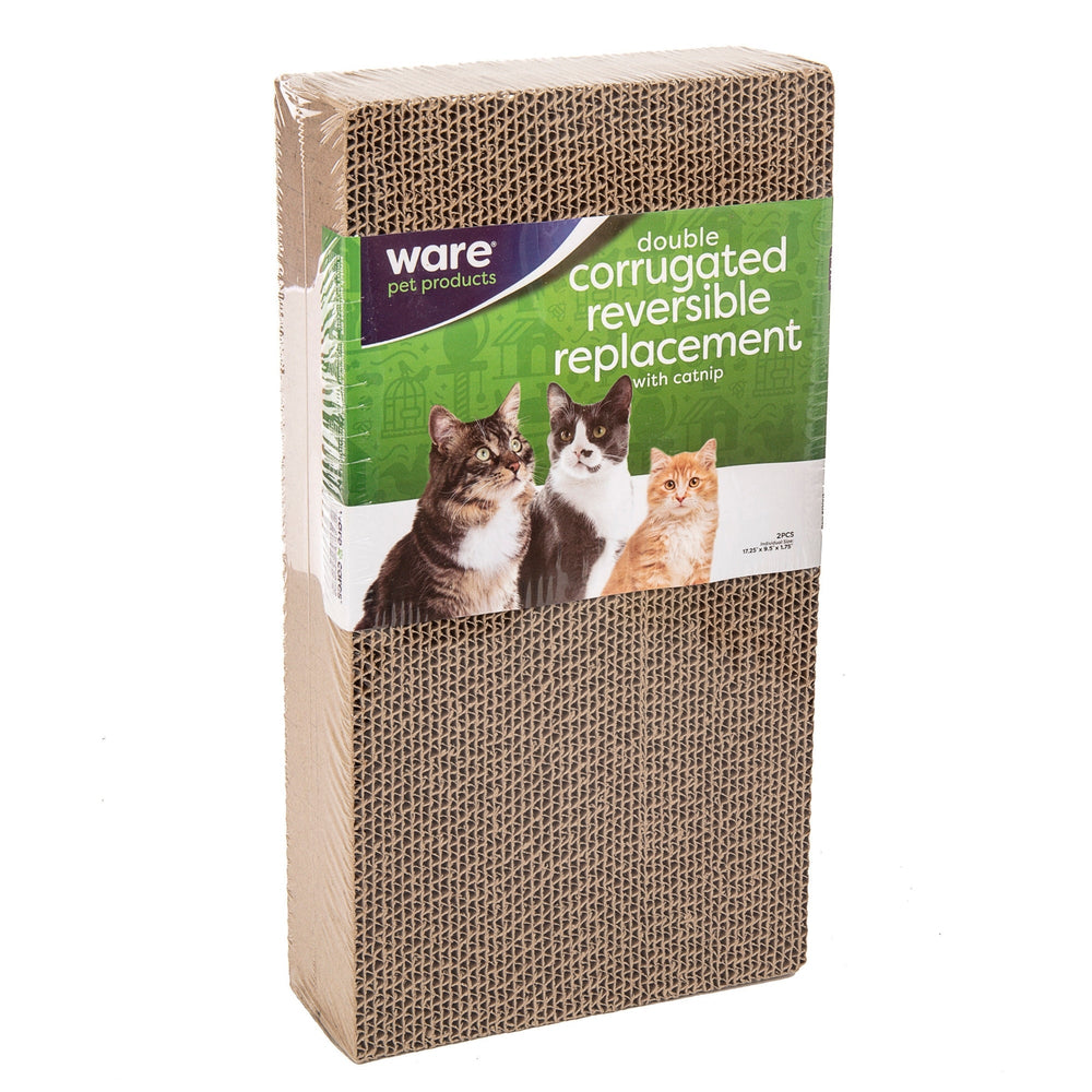 Ware Corrugated Reversible Replacement Scratcher Dbl- 2Pk