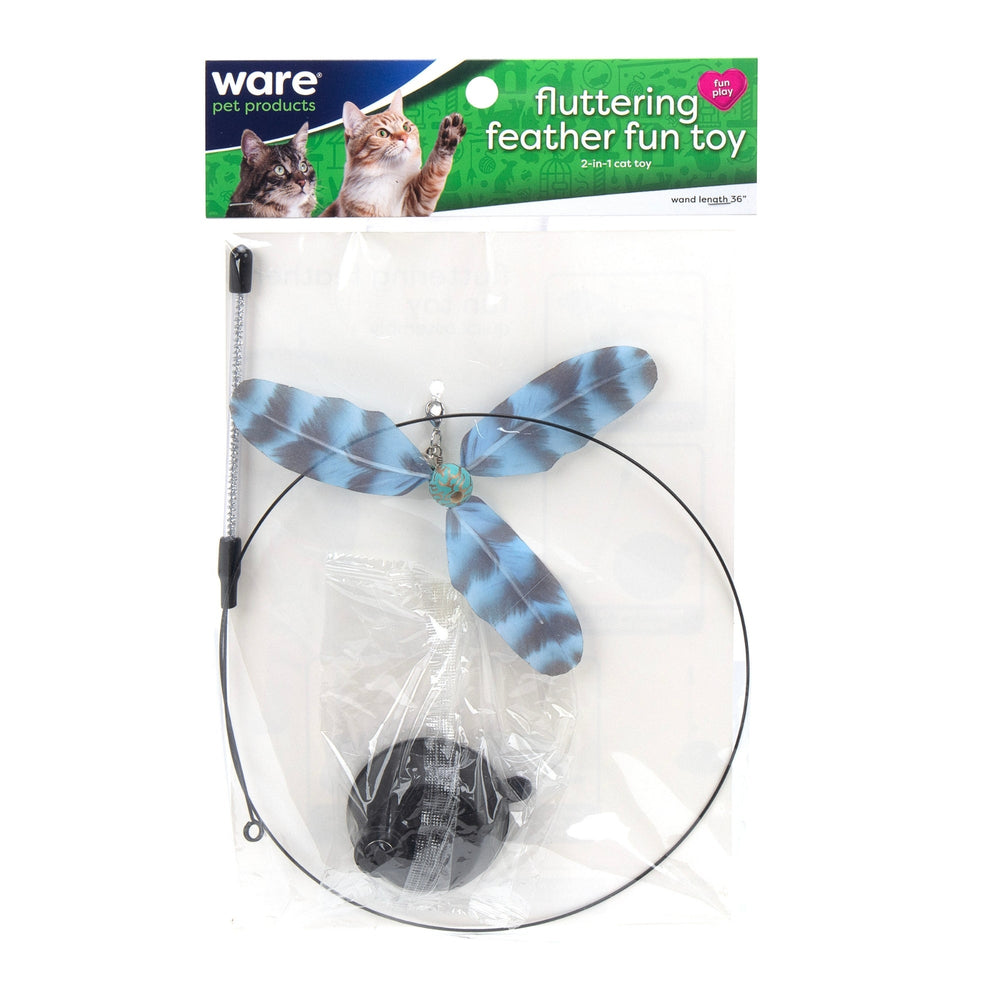 Ware Fluttering Fun Feather Cat Toy