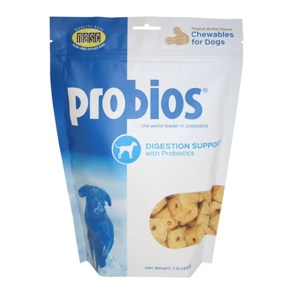 Probios Digestion Support Dog Treats Peanut Butter 1 Lb