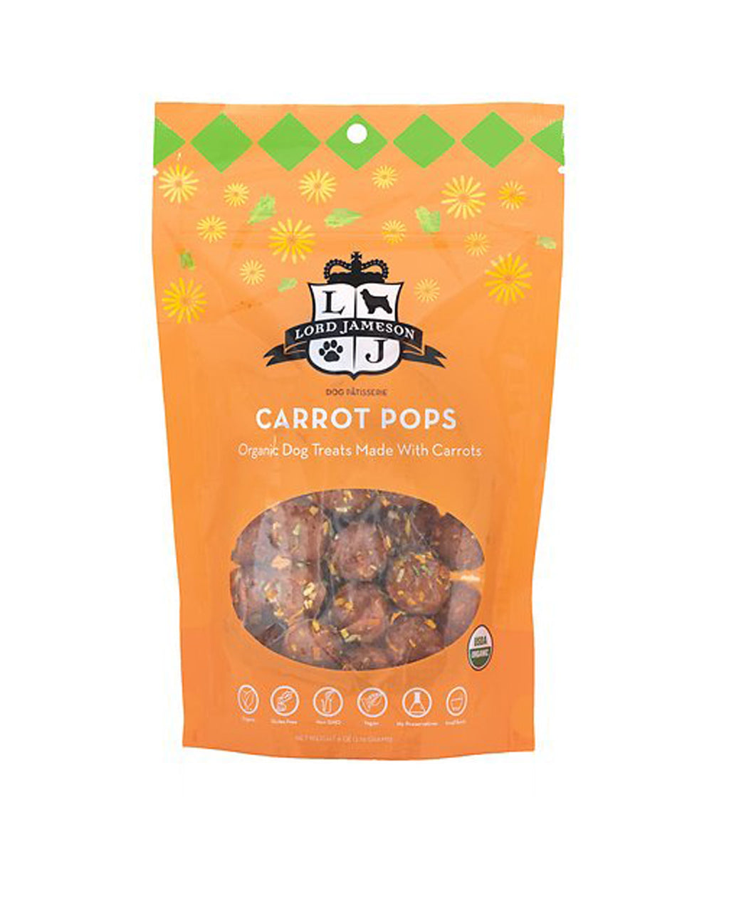 Lord Jameson Dog Carrot Pops 6oz for your Pet Dog with Pet Store X!