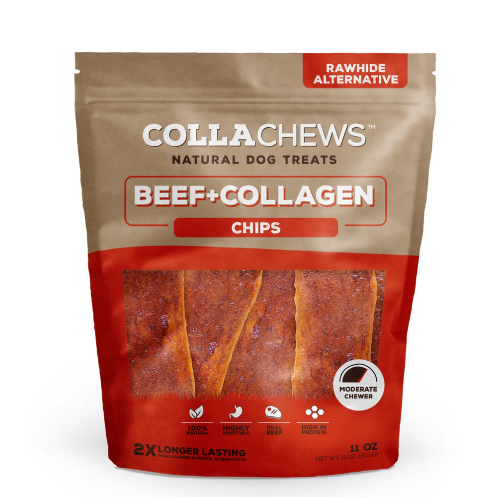 Collachews Collagen Chips Beef 11oz for your Pet Dog with Pet Store X!