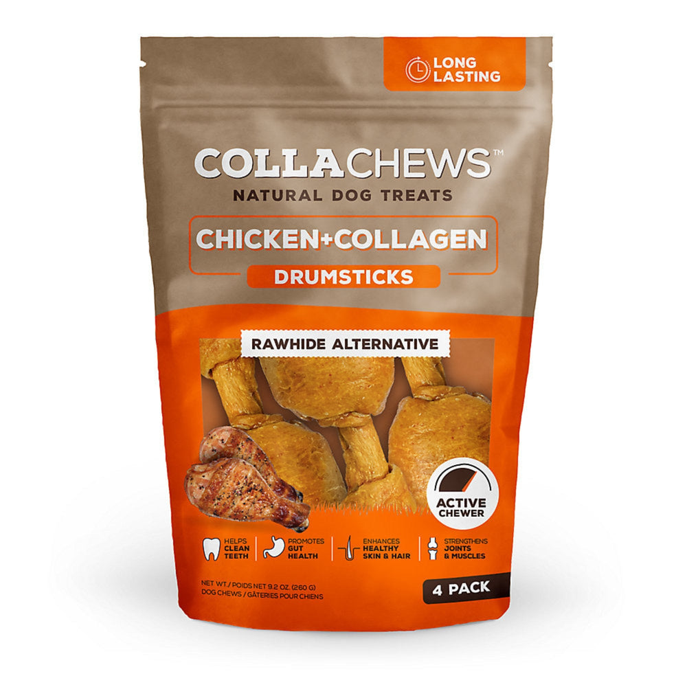 Collachews Collagen Drumstick Chicken 4Pk for your Pet Dog with Pet Store X!