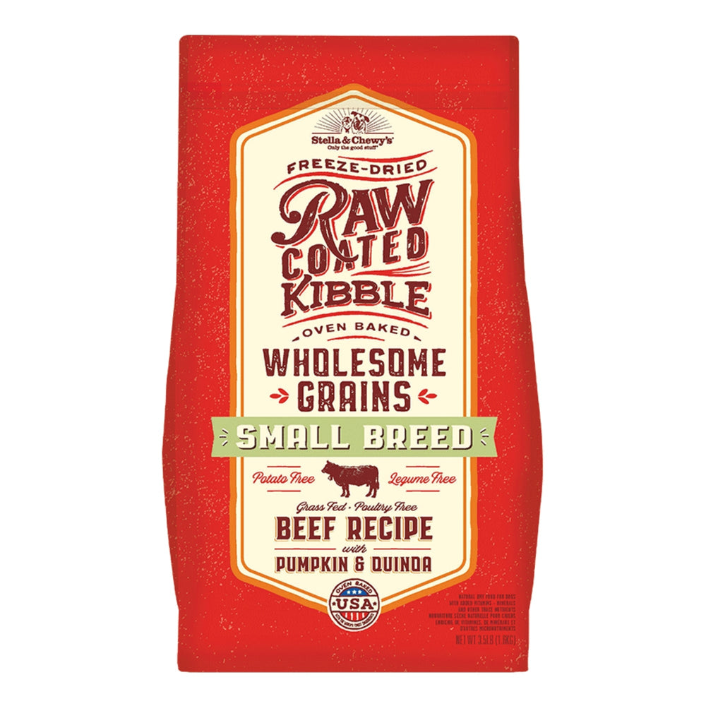 Stella & Chewy's Dog Raw Coated Small Breed Wholesome Beef 10Lb