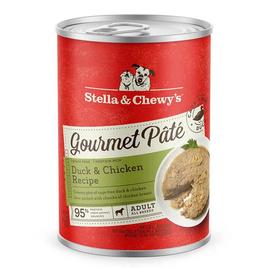 Stella And Chewys Dog Gourmet Pate Duck And Chicken 125oz (Case of 12) for your Pet Dog with Pet Store X!