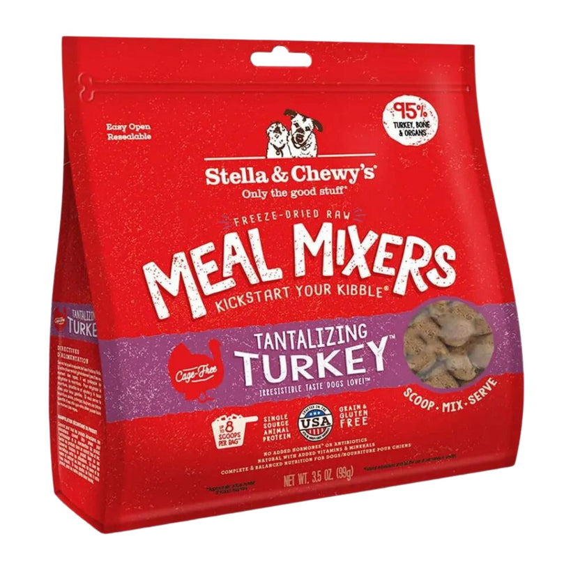 Stella and Chewys Dog Freeze-Dried Tantalizing Turkey Meal Mixers 35oz for your Pet Dog with Pet Store X!