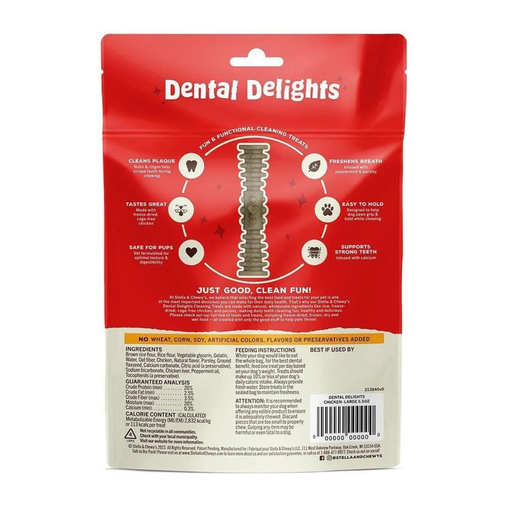 Stella & Chewy's Dog Dental Delights Large 17 Pack