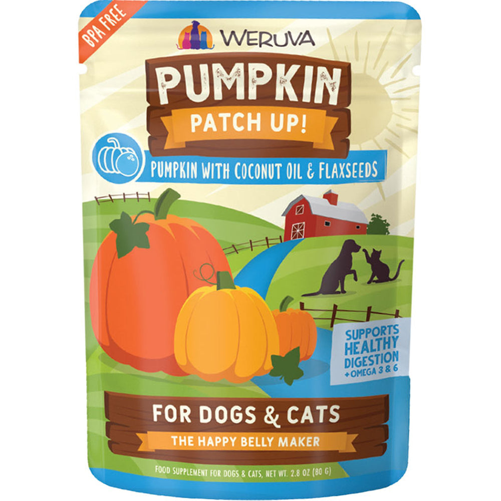 Weruva Dog Cat Pumpkin Coconut Oil 2.8oz. Pouch (Case of 12)