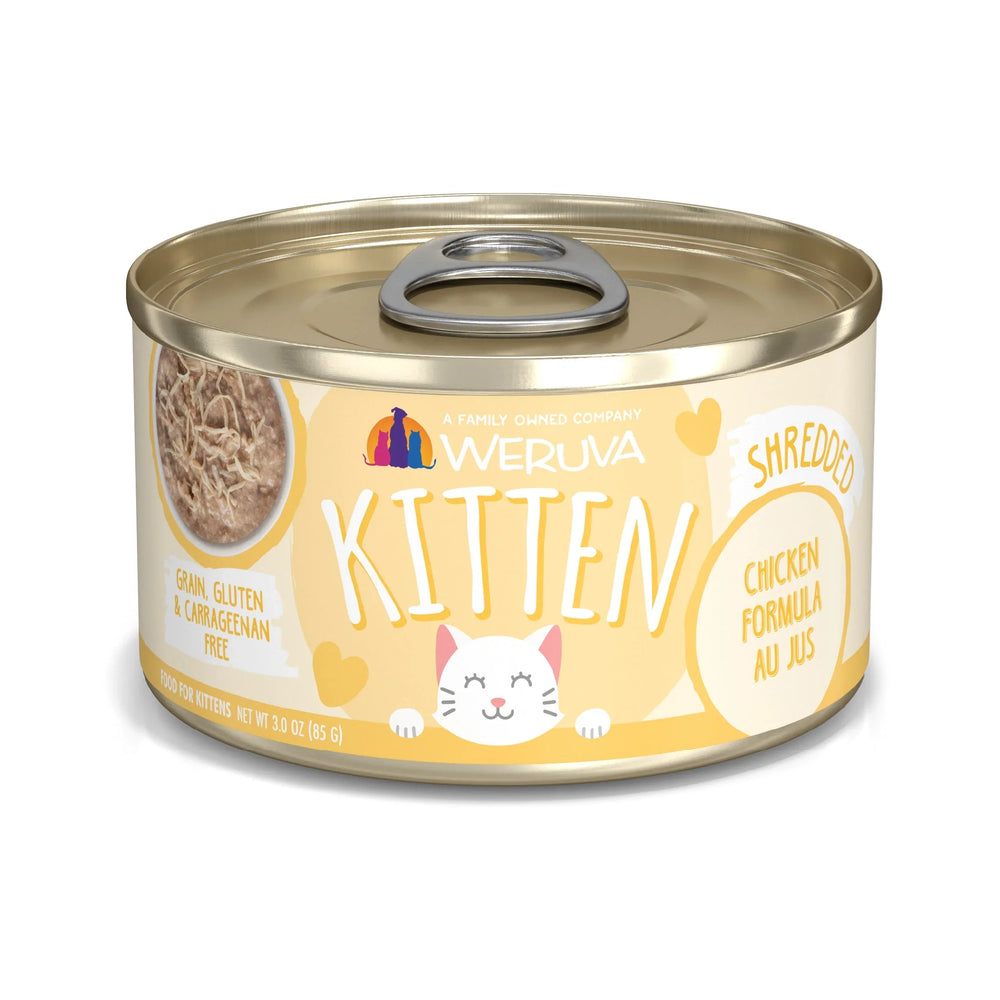 Weruva Cat Kitten Chicken Au Jus 3oz. (Case of 12)