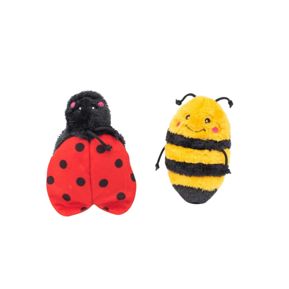 Zippypaws Crinkle Bee & Ladybug Small-2 Pk