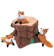 ZippyPaws Zippy Burrow Dog Toy Fox Stump 1ea/XL