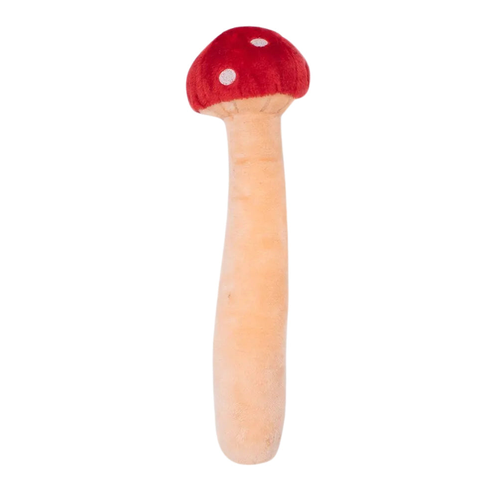 Zippypaws Jigglerz Mushroom Red/White XLarge